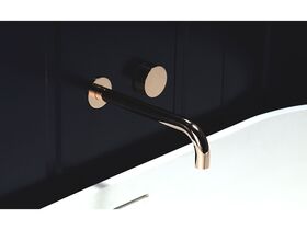 Milli Pure Wall Bath Outlet 250mm Rose Gold