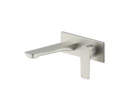 Hero - Milli Trace Wall Basin / Bath Mix Set Brushed Nickel (6 Star)