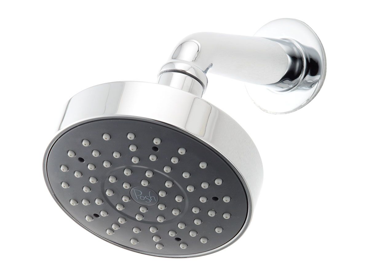 Posh Solus MKII Wall Shower & Fixed Arm 1 Function Chrome (3 Star)