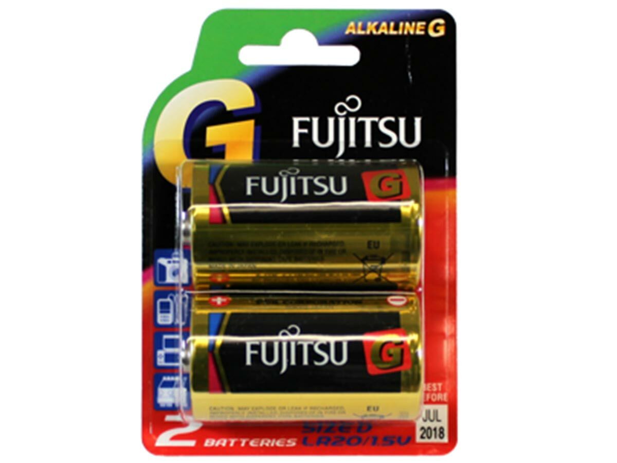 Fujitsu D Size Alkaline Battery LR20(2B)FU from Reece