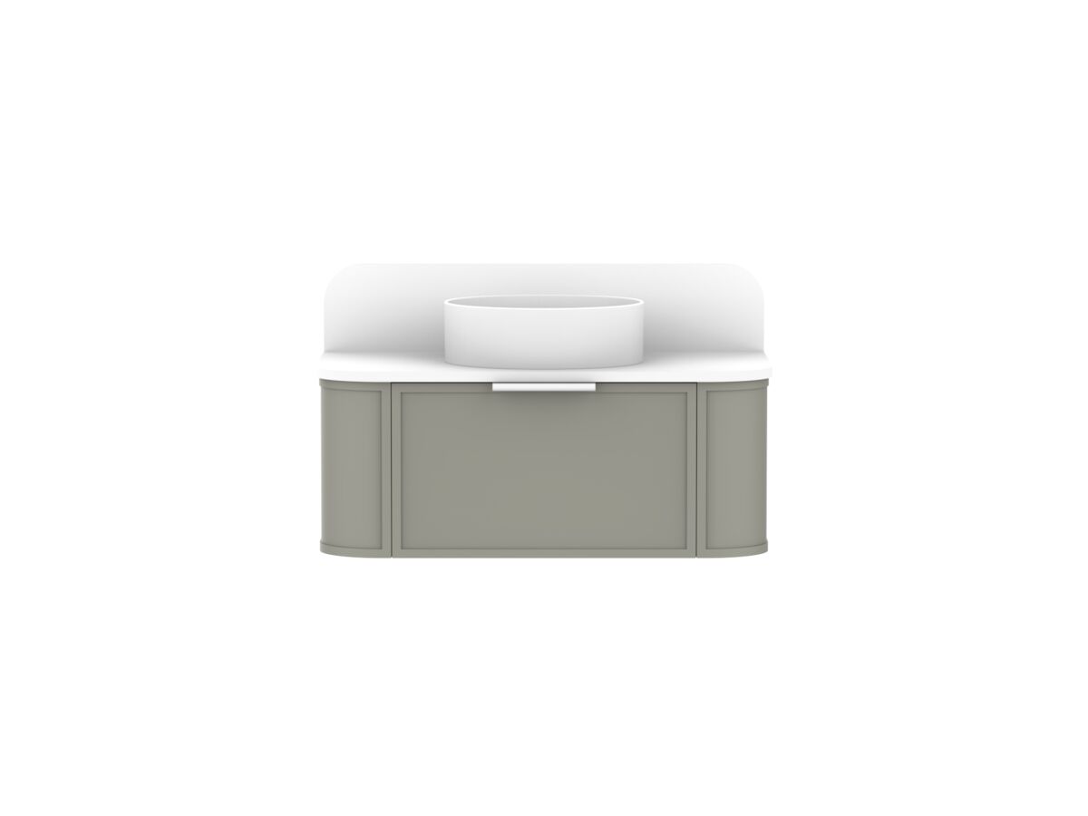 ADP Flo by Alisa & Lysandra All Drawer Vanity Unit Centre Bowl 900 Friday Quartz Top 1 Drawer (No Basin)