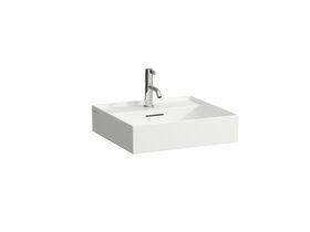 Kartell by LAUFEN Wall/Counter Basin 1 Tap Hole with Over Flow 500x460