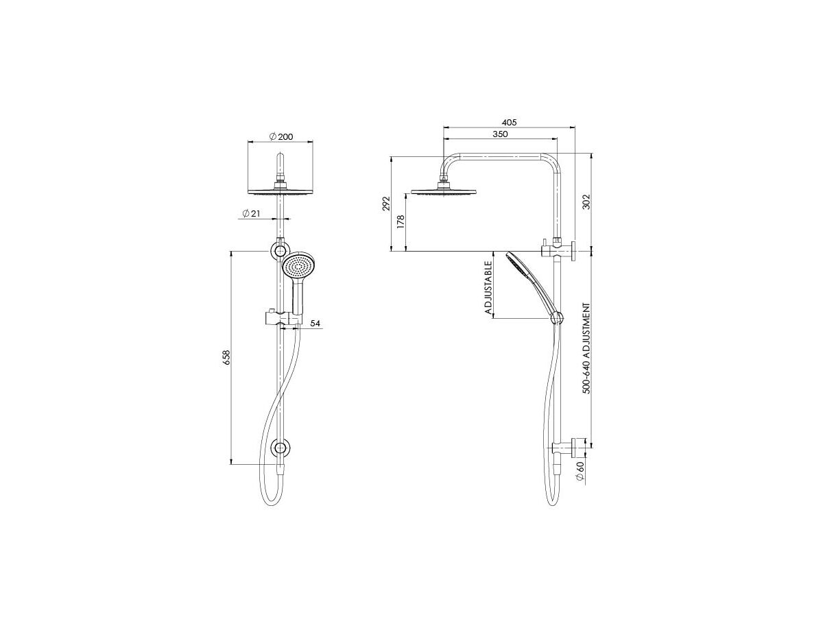 Phoenix 153 6500 Pina Twin Shower