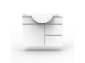 ADP Essence MKII Semi Recess Wall Hung Vanity Unit 1 Door, 2 Drawers No Basin 900mm