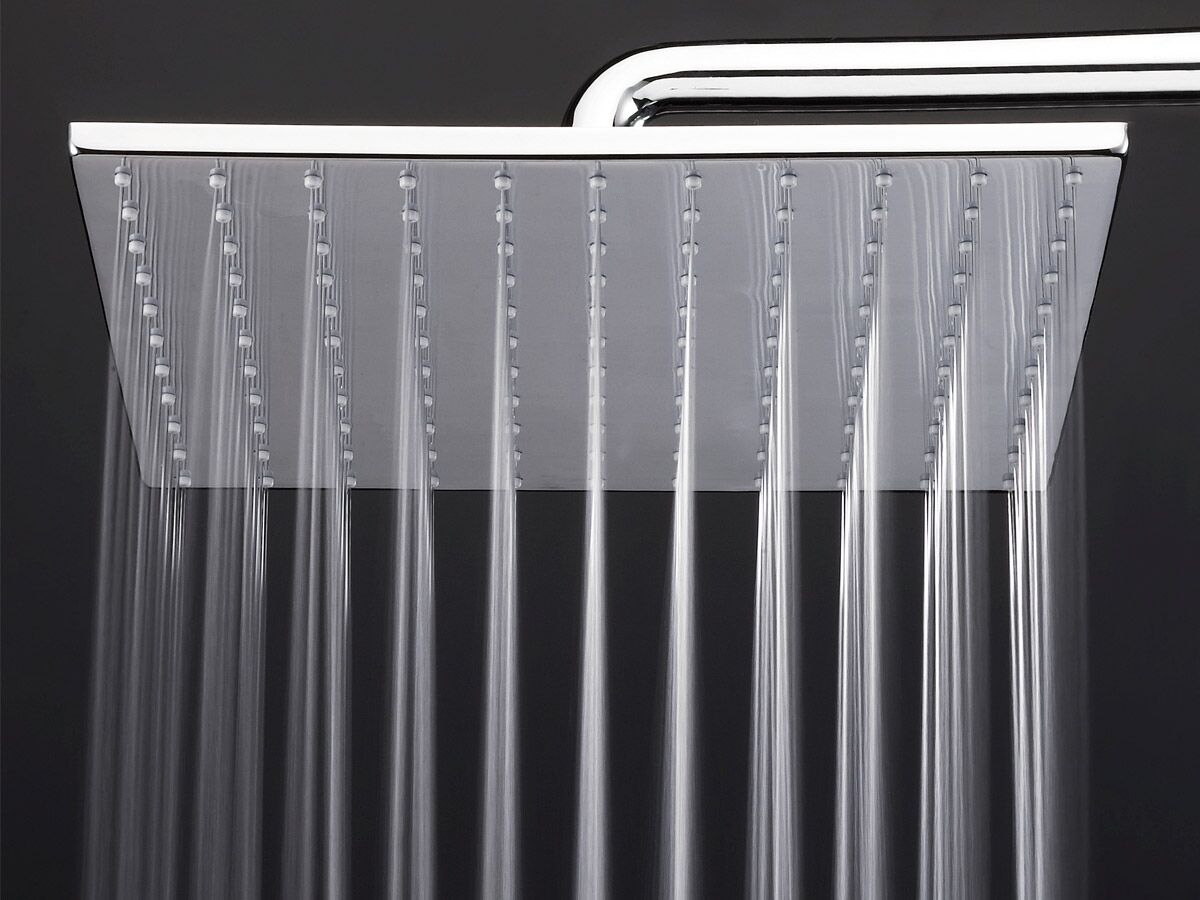 Nikles Quatre Brass Shower Head 300mm (3 Star) from Reece