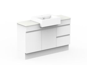 Posh Domaine Semi Recessed Vanity Unit