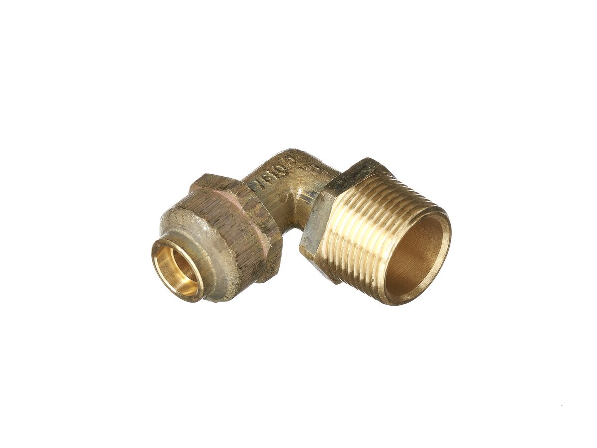 Compression Elbow Flared 20mm Male x 15mm Copper