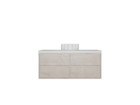 Kado Aspect Wall Hung Vanity Unit 1200mm 4 Drawer Corian 50mm Top