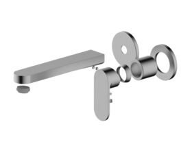 Hero - Mizu Soothe MK2 Wall Basin/Bath Mix 2Pc Trimset Brushed Gunmetal (6 Star)