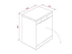 Inalto IDW7 60cm Freestanding Dishwasher