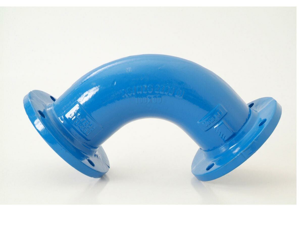 Ductile Iron Bend (Flange x Flange) PN16 B5 100mm x 90 Degrees from Reece