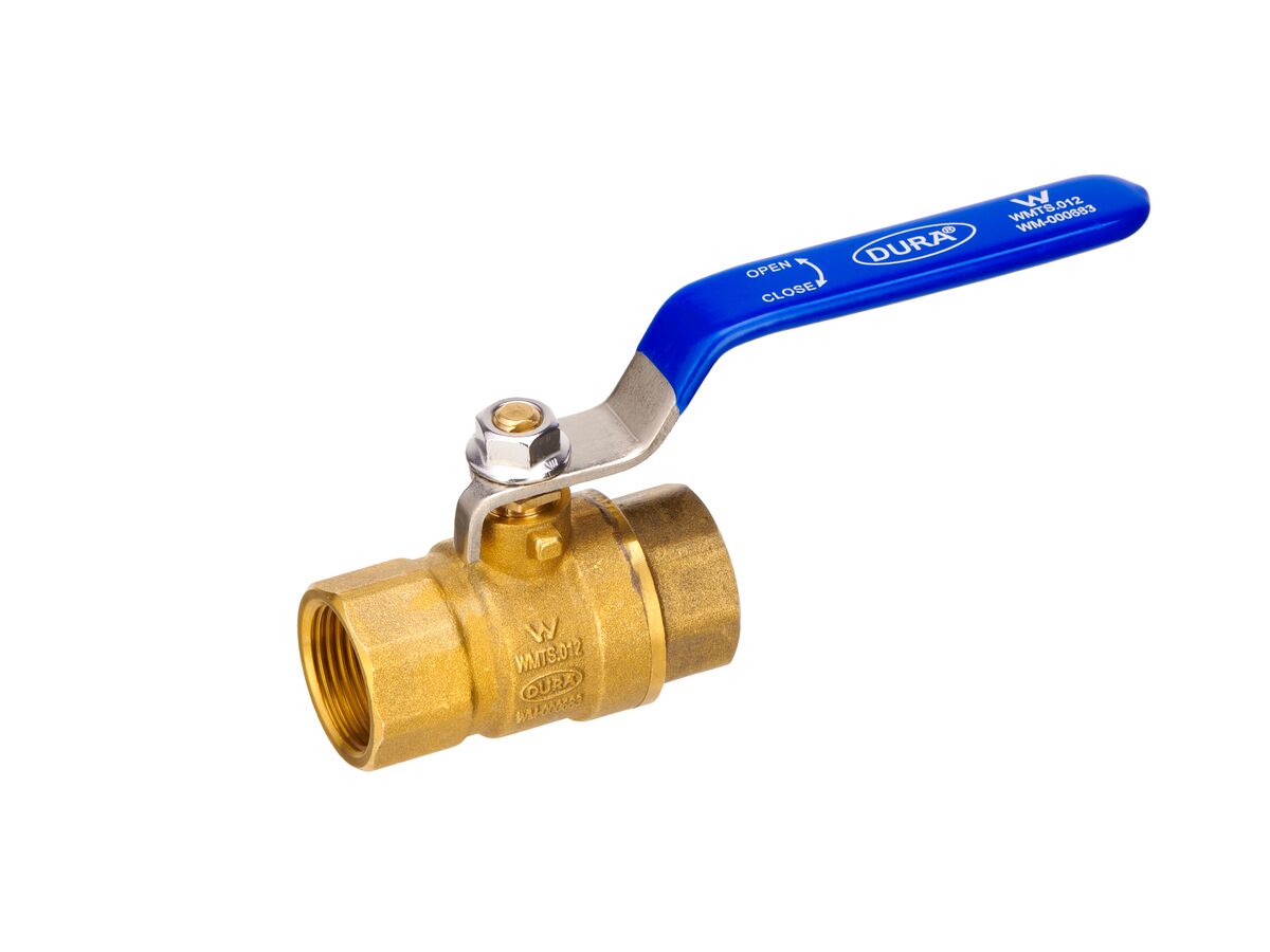 Dura Brass Water Ball Valve Female & Female 20mm from Reece