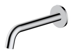 Mizu Drift Wall Basin/Bath Outlet Curve Spout 200 Chrome (6 Star)
