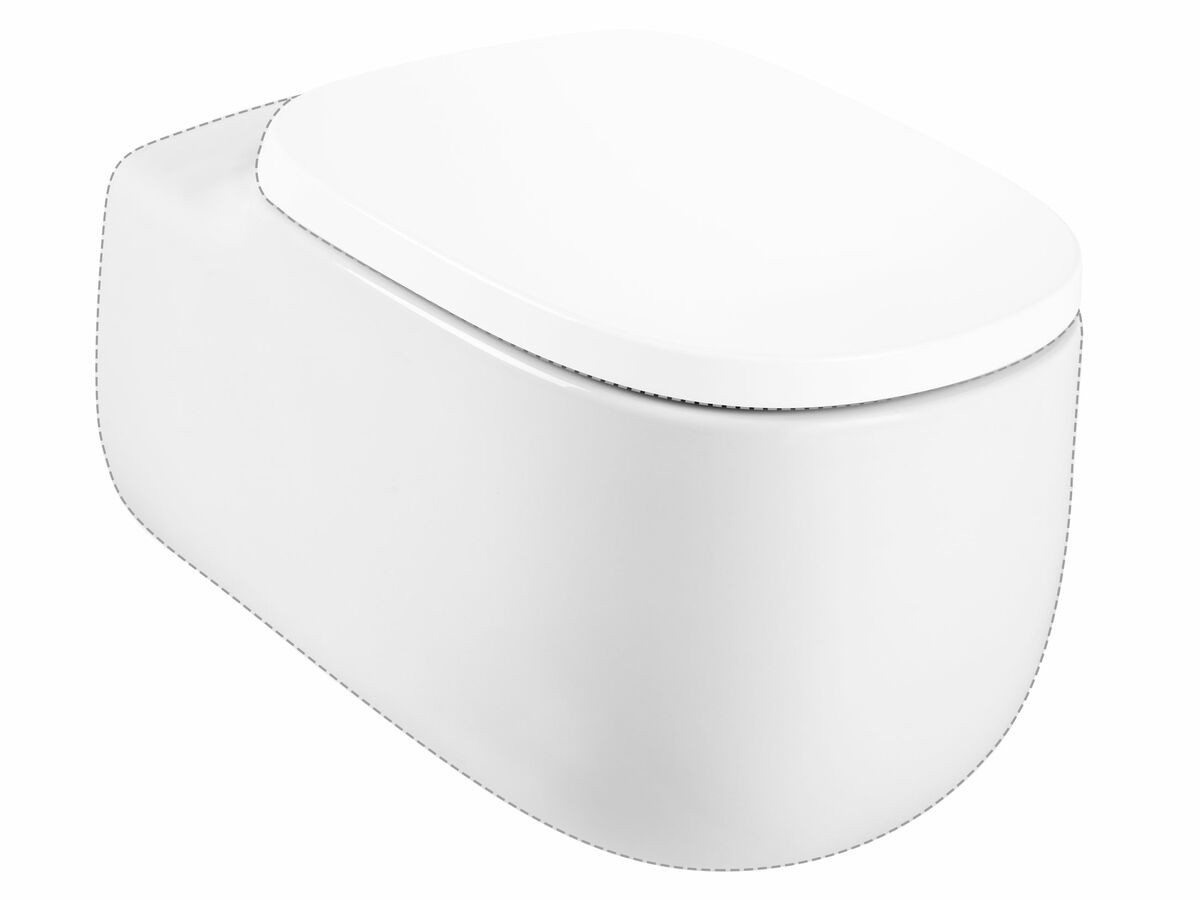 Roca Beyond Back To Wall Rimless Pan 580 (4 Star) from Reece