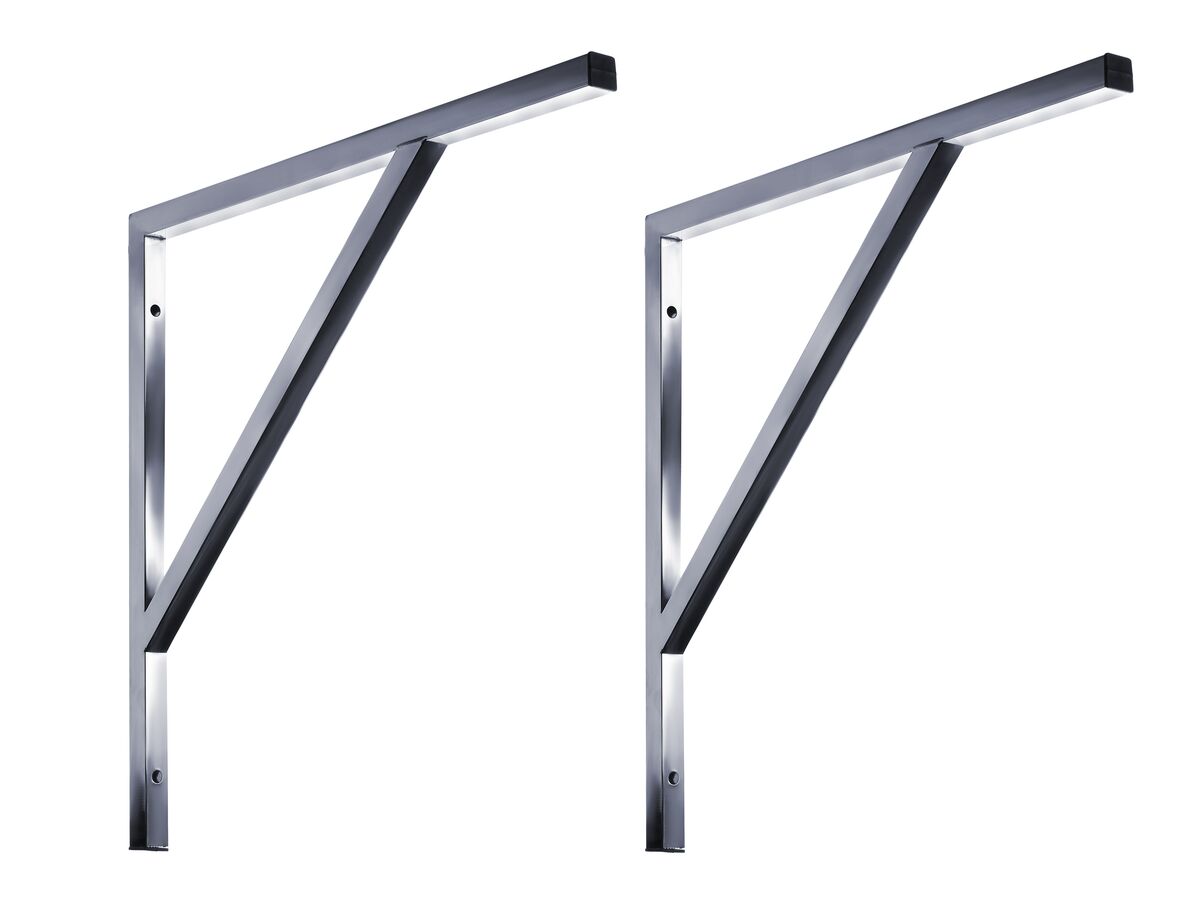 Wolfen 316 Cleaner Sink Wall Bracket Stainless Steel from Reece