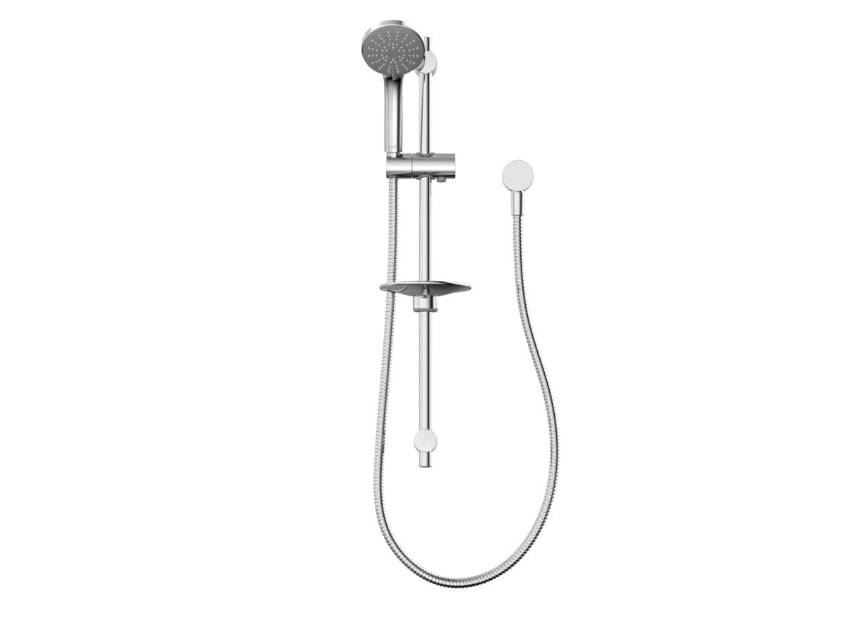 Posh Solus MK3 Single Rail Shower 3 Functions with Wall Water Inlet Chrome (4 Star) from Reece