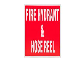 Location Signs -Fire Hydrant & Hose Reel - Plastic