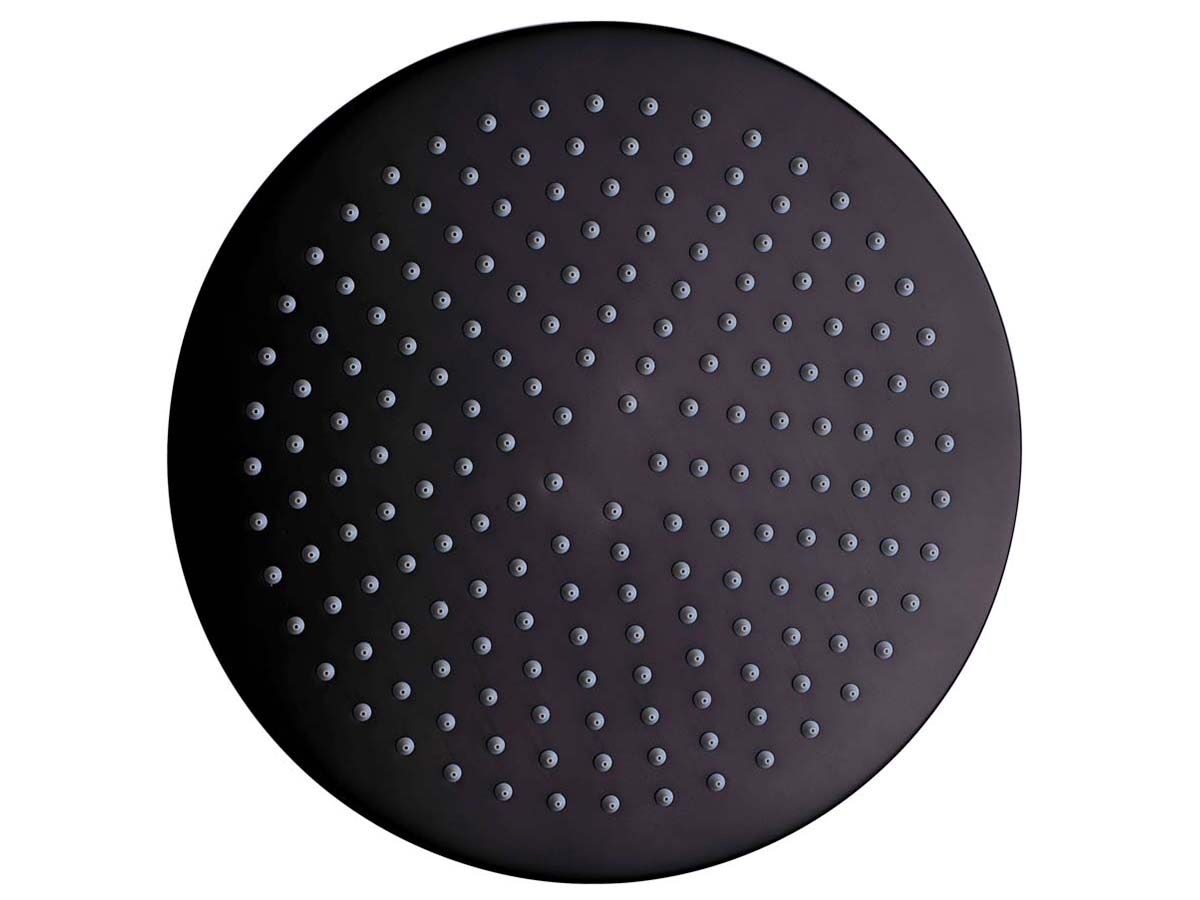 Mizu Drift Brass Overhead Shower 300mm Matte Black (3 Star) from Reece