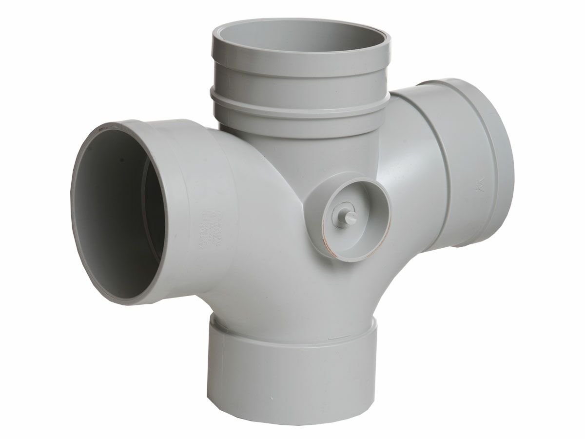 DWV Double Junction 100mm x 88 Degree