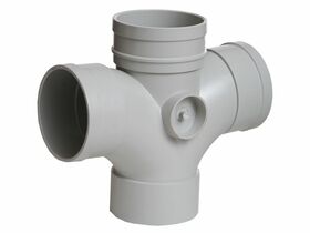 DWV Double Junction 100mm x 88 Degree