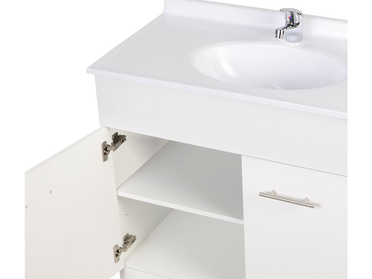 Base Vanity 2 Door 910mm White