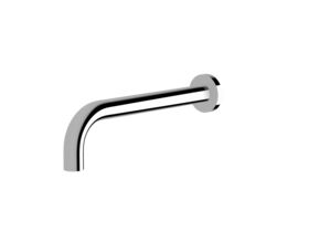 Scala 25mm Curved Bath Outlet 250mm Chrome