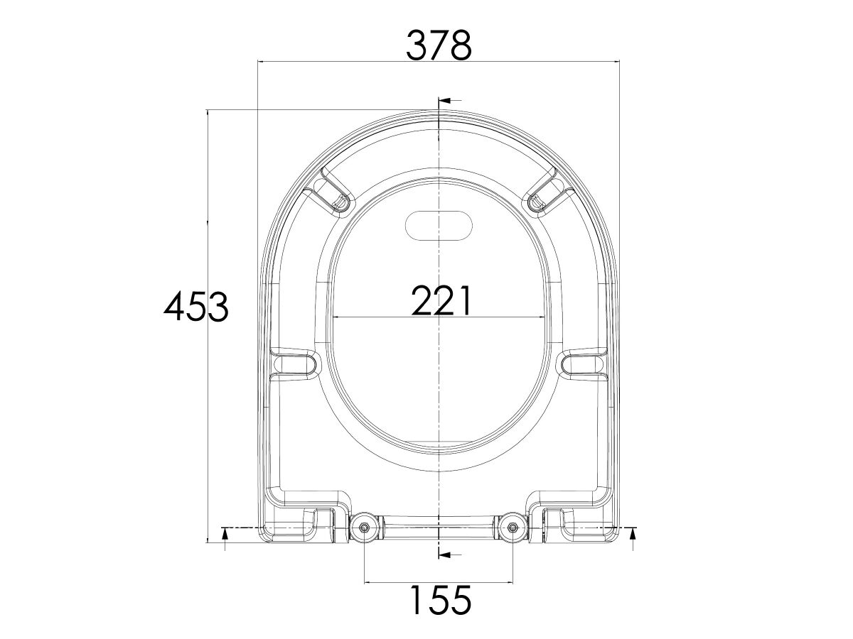 LAUFEN Pro A Soft Close Toilet Seat White / Chrome from Reece
