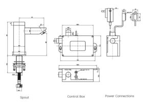 Smartec Basin Sensor Tap Mains Operated Chrome Plated (6 Star)