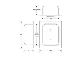Heavy Duty Soap Dish Rec