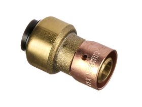 Auspex Crimp 16mm x 1/2" Copper Pushfit Adaptor