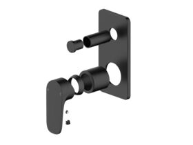 Hero - Mizu Silk Shower Mixer Tap with Diverter Trimset Matte Black