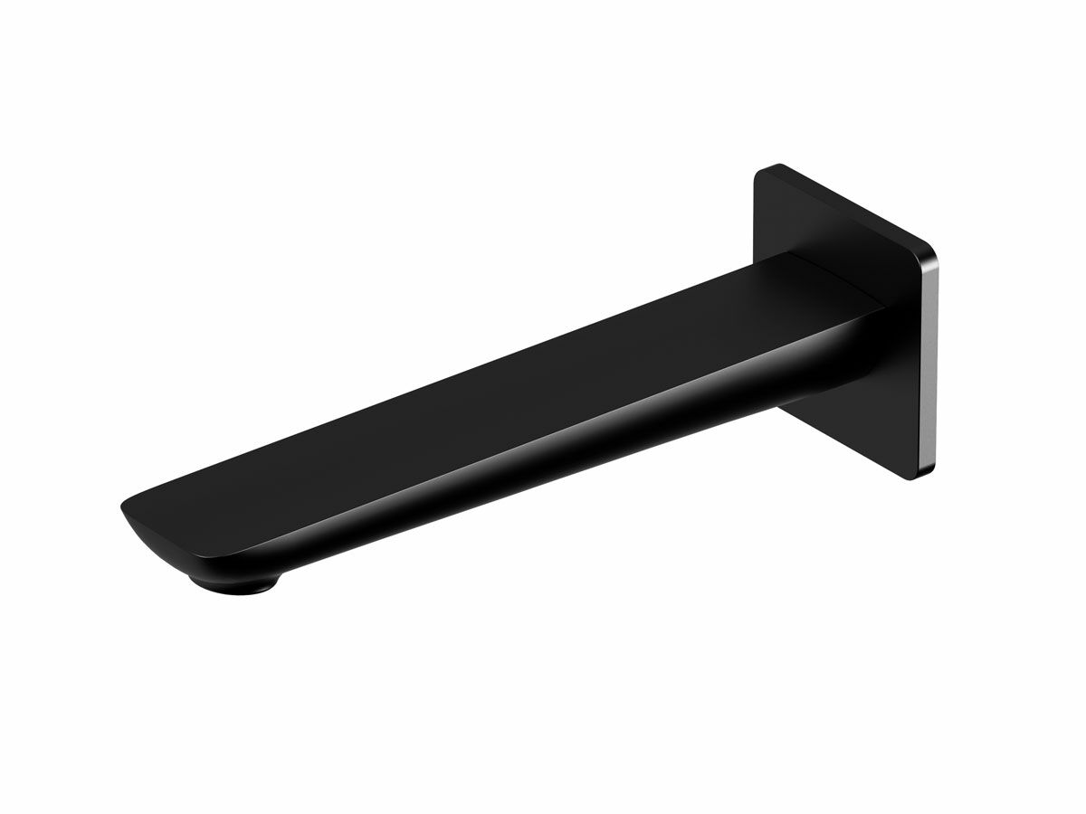 Milli Glance Wall Basin Outlet 180mm Matte Black (6 Star) from Reece