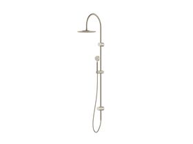 Milli Pure Twin Rail Shower Curved Brushed Nickel (3*)