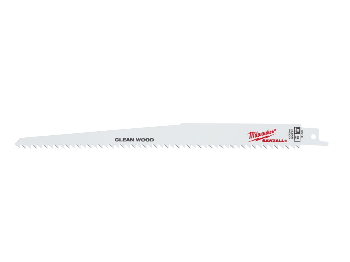 Milwaukee Reciprocating Blade 230mm 6TPI Wood 5 Pack
