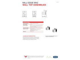 Technical Guide - Milli Edge MK2 Wall Top Assembly Chrome
