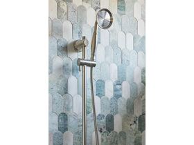 In Situ - Kado Era Single Rail Shower with Top Rail Water Inlet Brushed Nickel (4 Star)