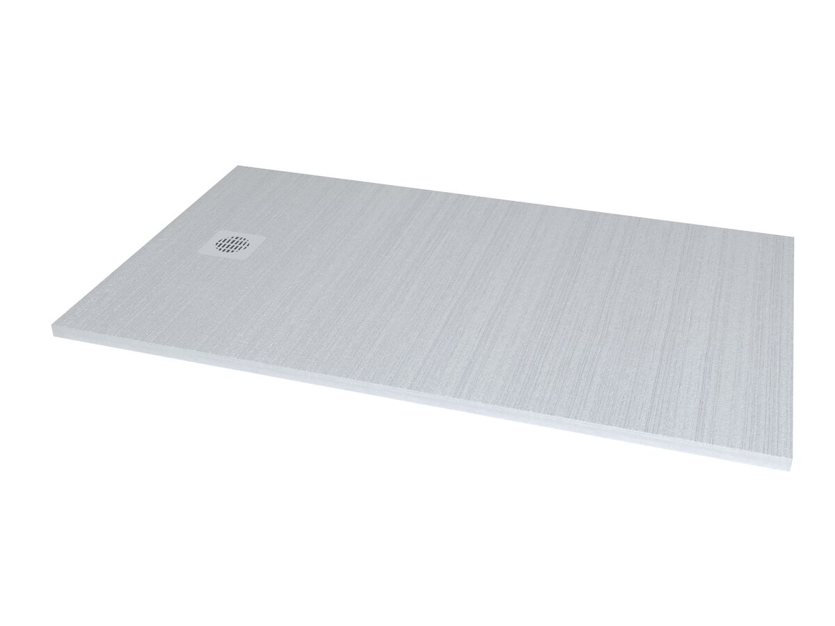 Roca Cyprus Stonex Shower Floor 900 x 1500mm Blanco with Matching Waste