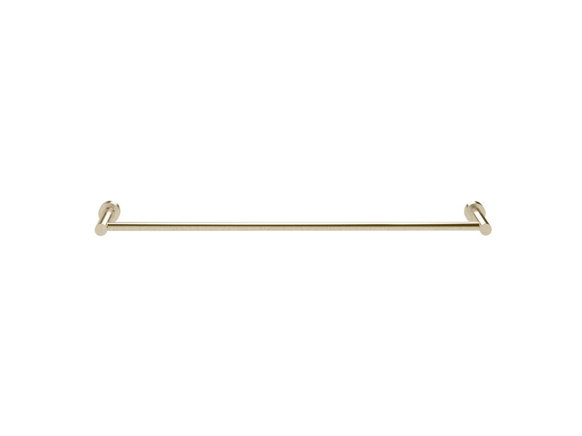 Scala Single Towel Rail 900mm LUX PVD Brushed Platinum Gold