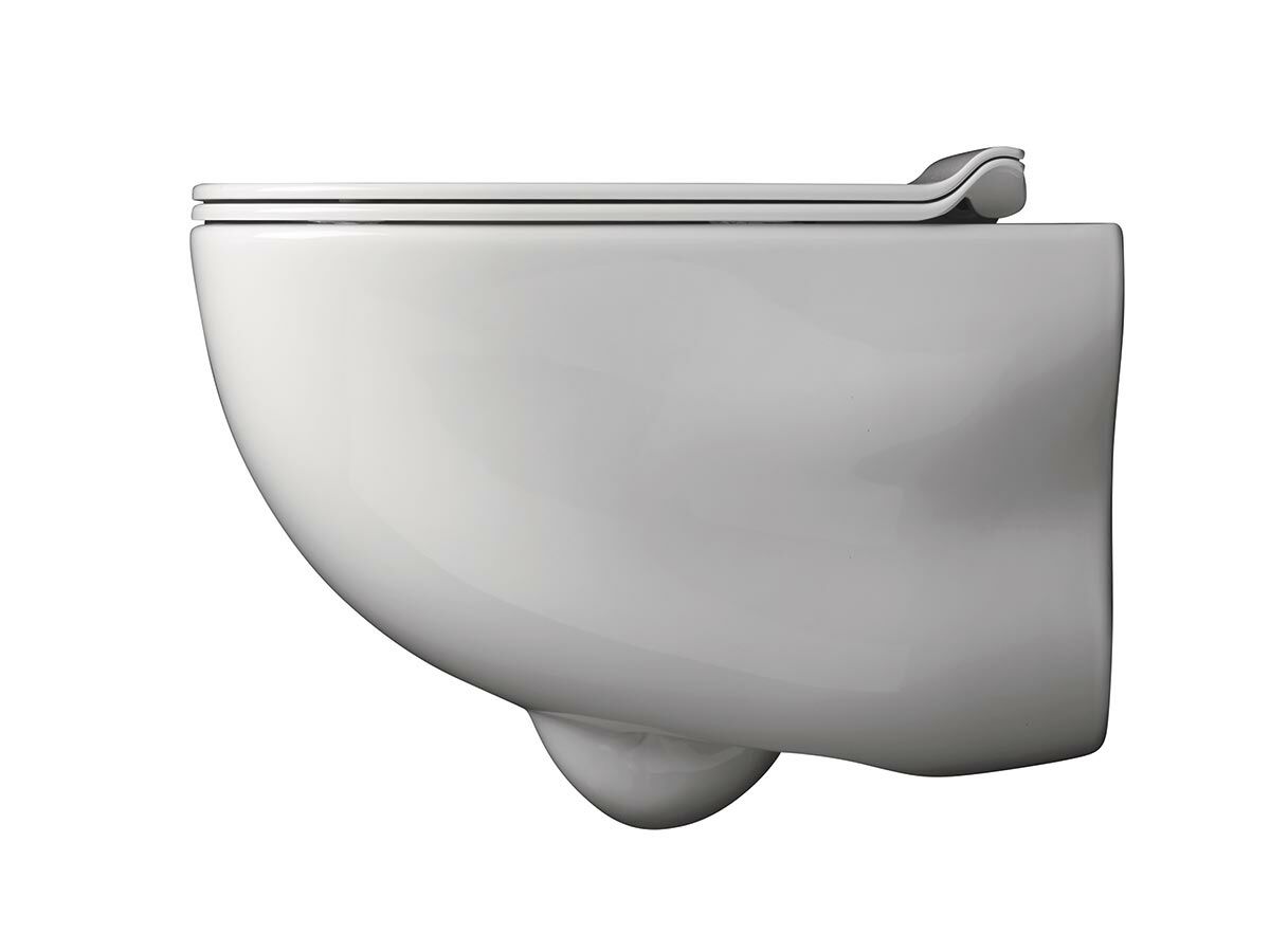 AXA Wild Rimless Wall Hung Pan with Soft Close Quick Release Seat (4 Star)