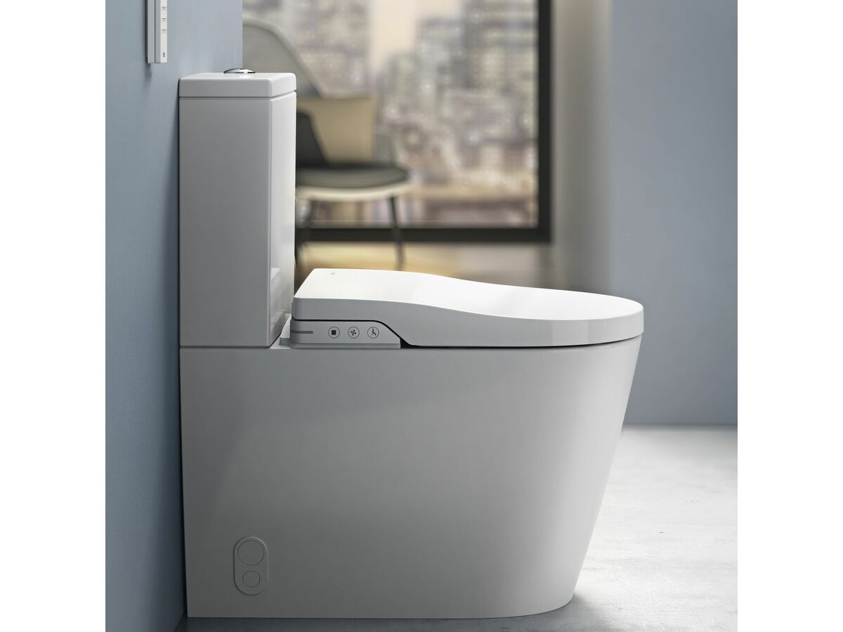Roca InWash Inspira Rimless Close Coupled Back To Wall Toilet Suite