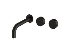 Milli Pure Wall Basin / Bath Hostess System 200mm Matte Black