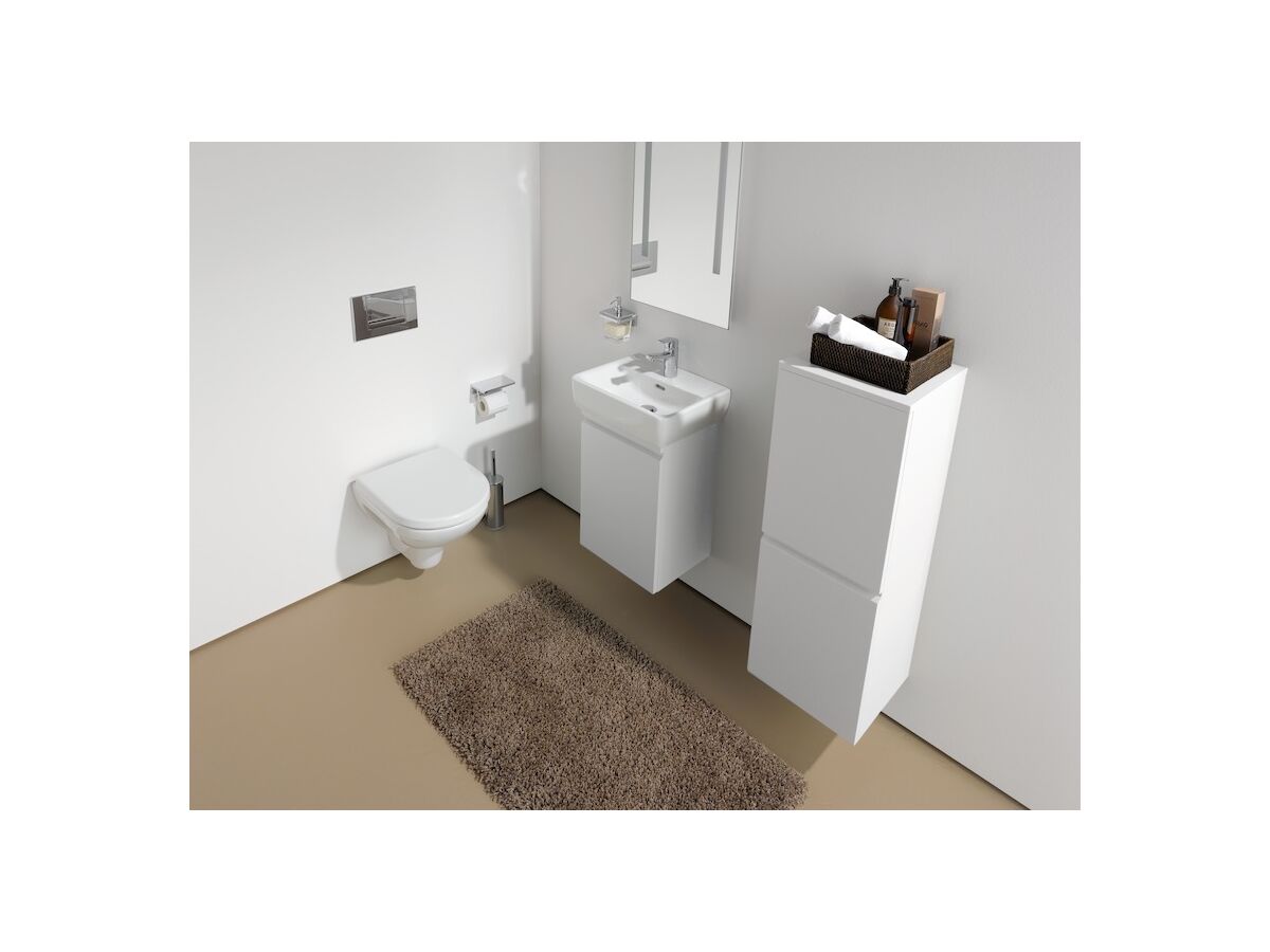 LAUFEN Pro S Wall / Counter Basin 1 Taphole with Overflow 450x340 White