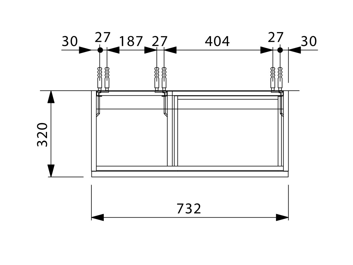 LAUFEN Alessi One Vanity No Taphole 900mm