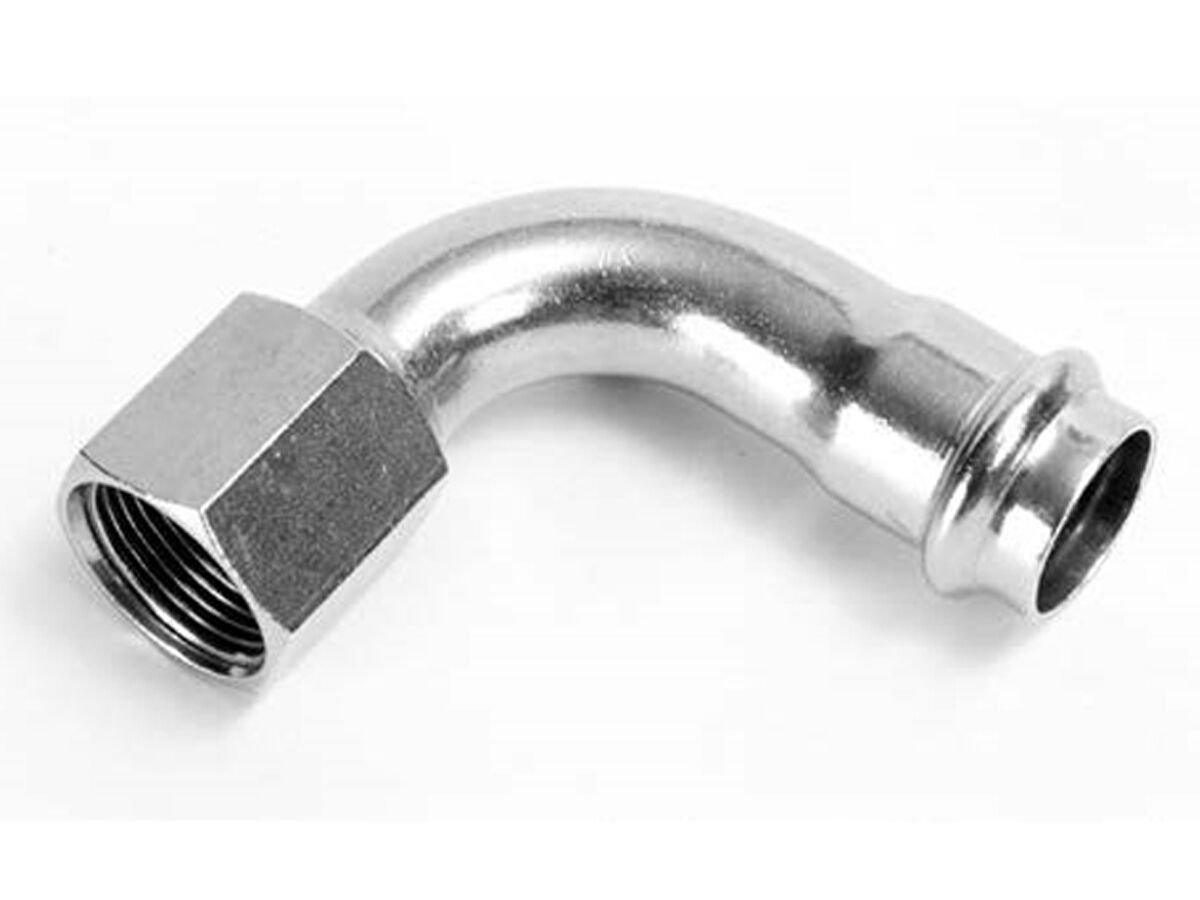 B-Press Stainless Steel Female Elbow 90 Degree 15mm X 15mm From Reece