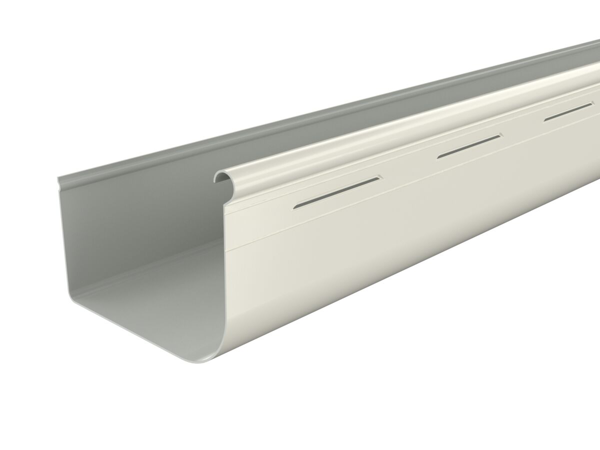 Quad Gutter 115 mm Slotted Surfmist