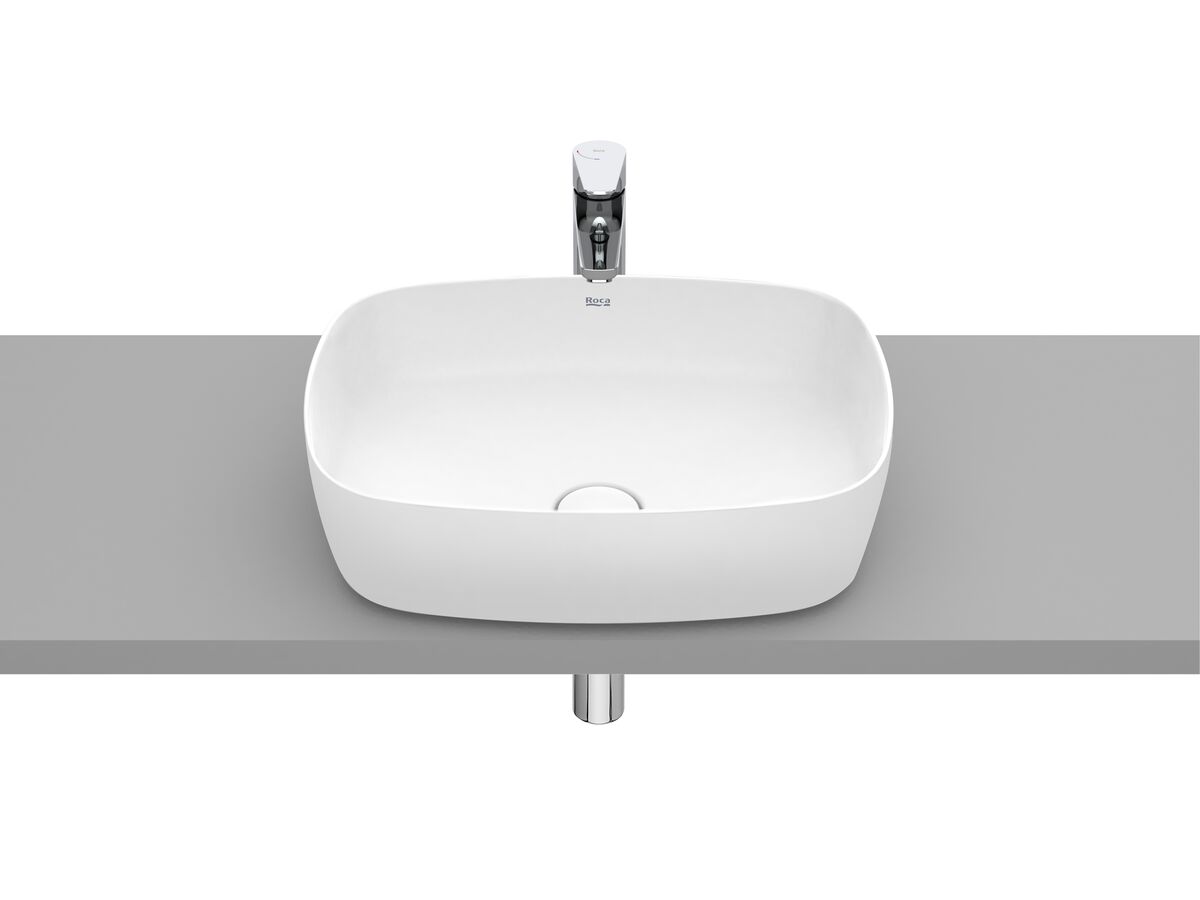 Roca Inspira Soft Rectangle Above Counter Basin 500mm x 370mm Matte