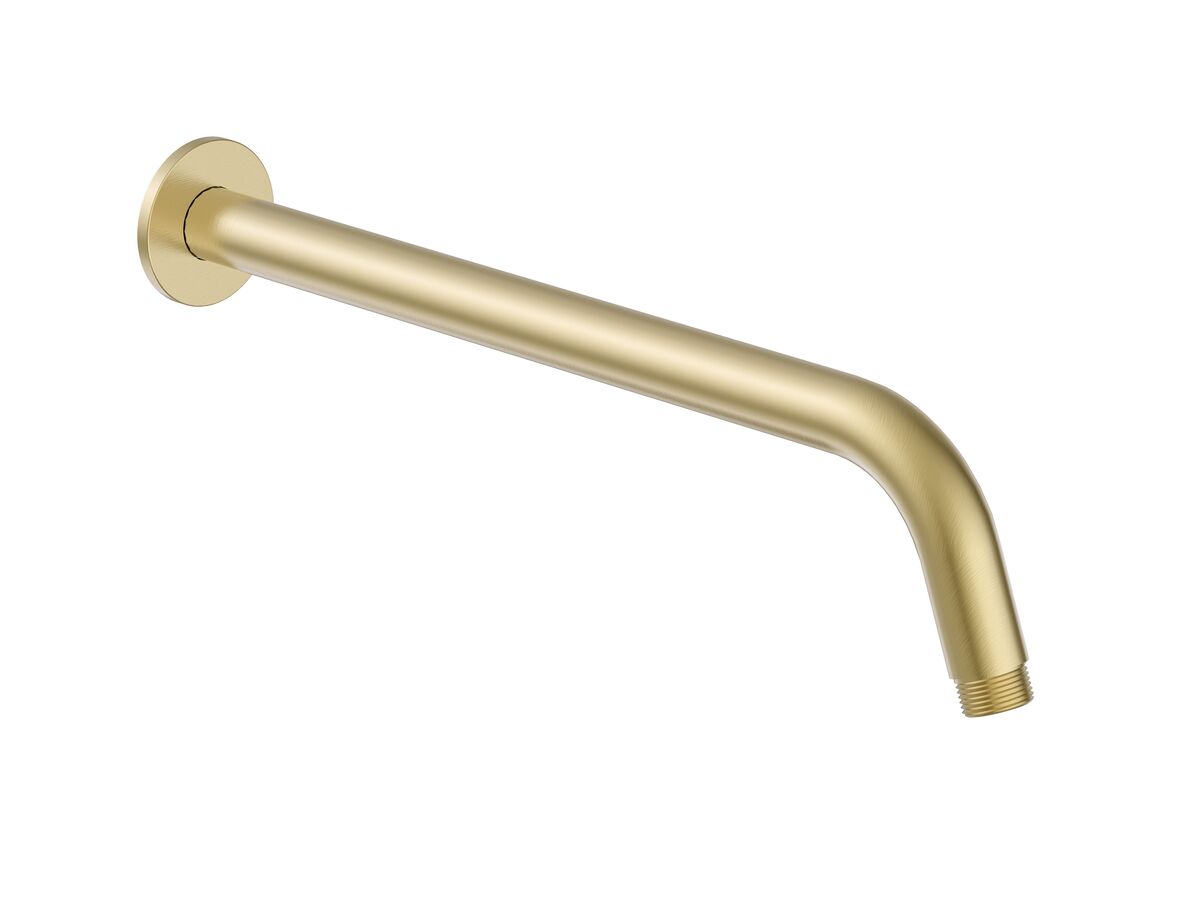 Hero - Mizu Drift Wall Straight Shower Arm Only Brushed Brass