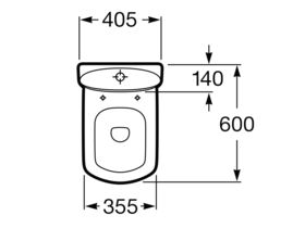 Dama Senso Compact Close Coupled Back To Wall Back Inlet Toilet Suite, Soft  Close Quick Release MK2 Seat White/ Chrome (4 Star) from Reece