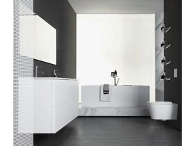 LAUFEN Kartell Freestanding Bath Solid Surface 1760mm x 760mm White