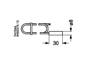 Danfoss PT5000 Temp Sensor EKS 211